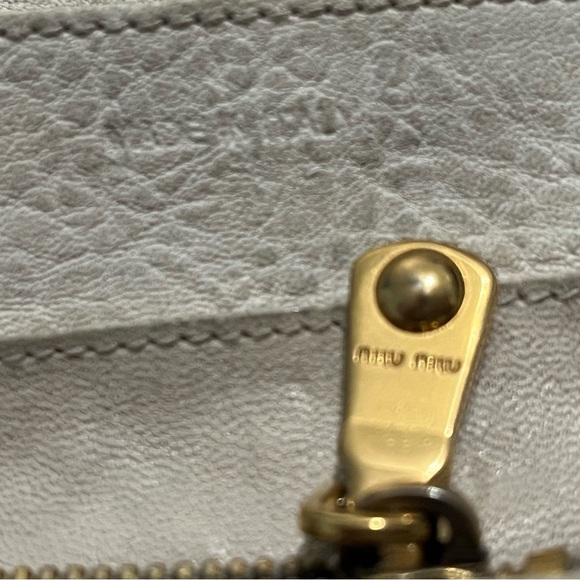 Miu Miu Cream Studded Women's Bag - Picture 11 of 16